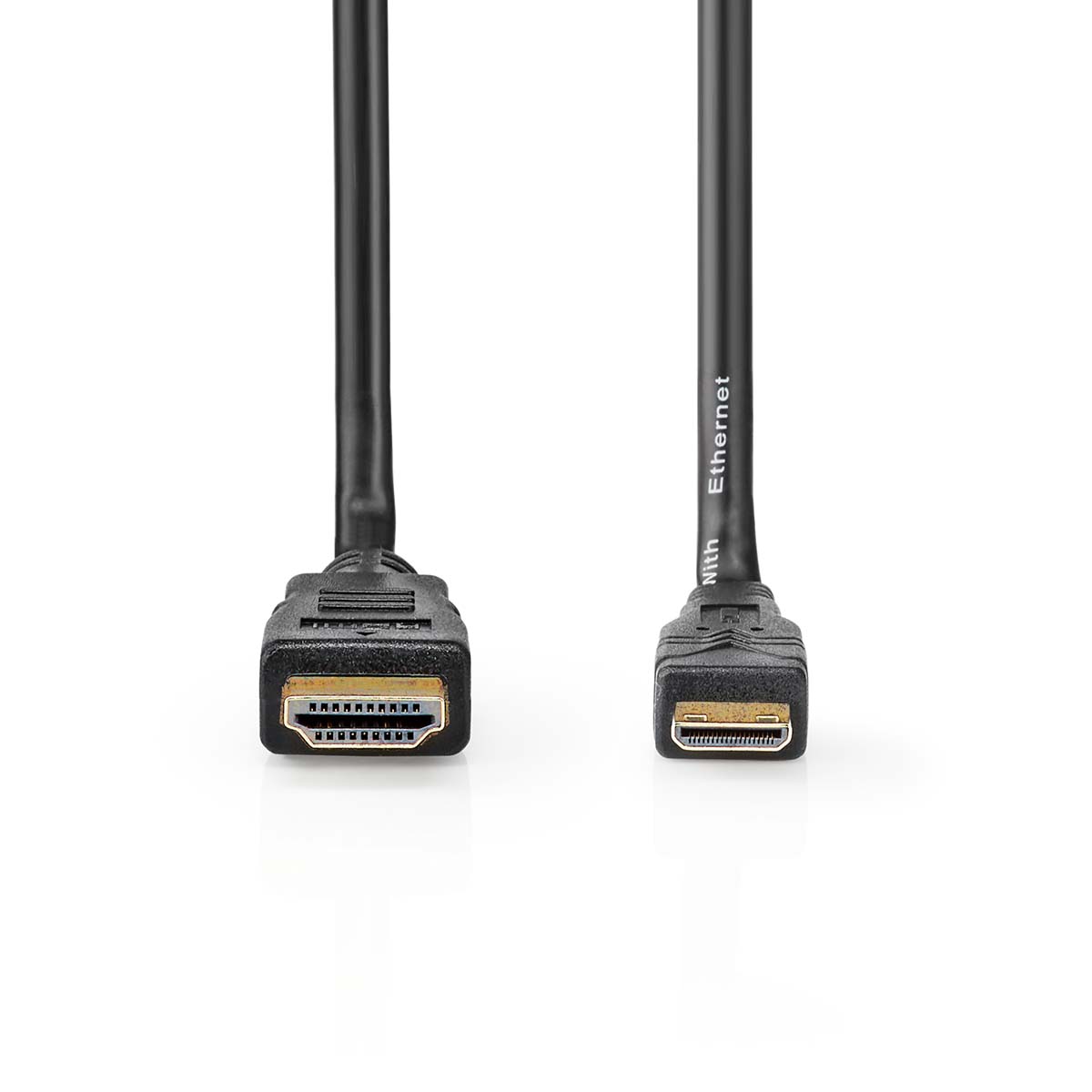 Nedis High Speed HDMI kabel zástrčka HDMI - zástrčka HDMI mini, 5 m, černá (CVGP34500BK50)