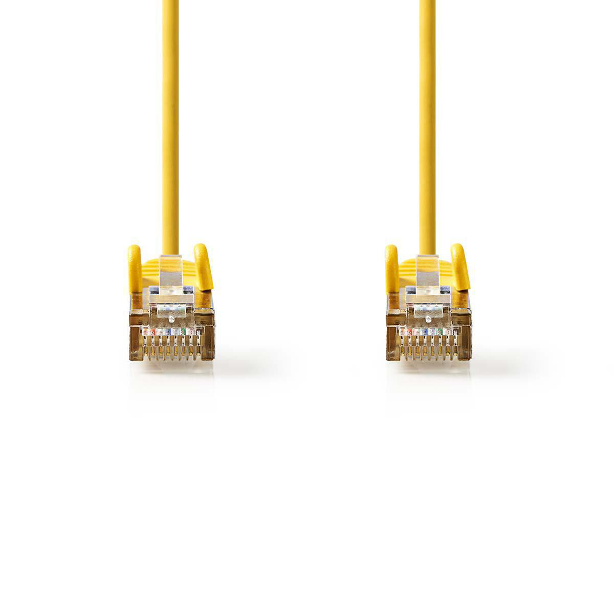 Nedis síťový kabel SF/UTP CAT5e, zástrčka RJ45 - zástrčka RJ45, 5 m, žlutá (CCGP85121YE50)