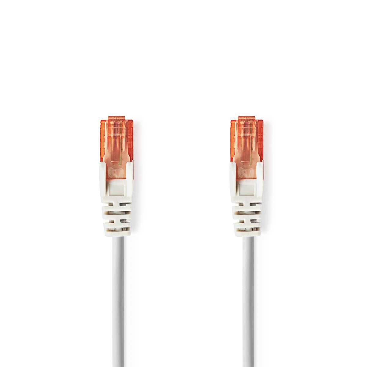 Nedis síťový kabel UTP CAT6, zástrčka RJ45 - zástrčka RJ45, 10 m, šedá (CCGP85200GY100)