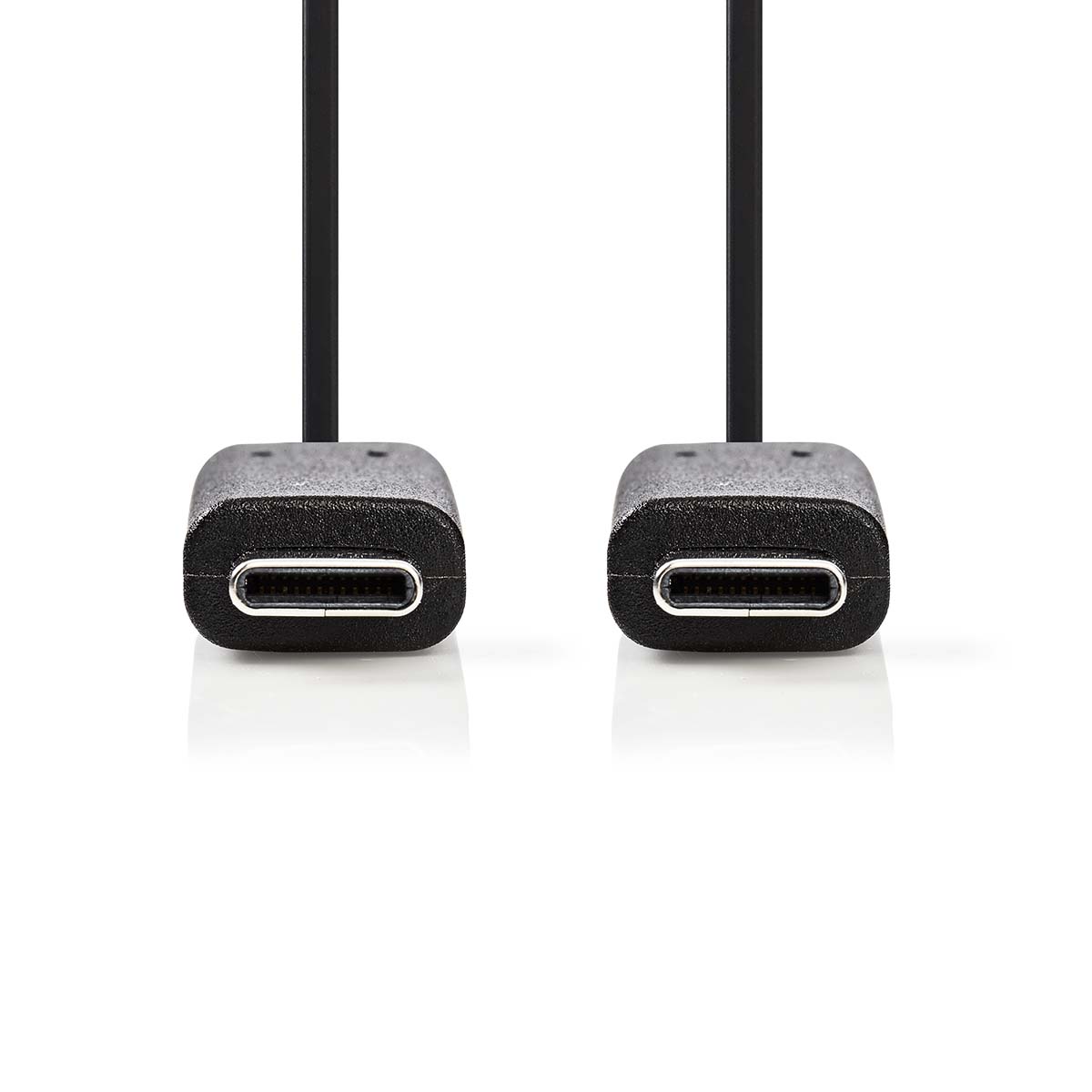 Nedis propojovací kabel USB 3.2 (Gen1), zástrčka USB C - zástrčka USB C, 4K 60Hz, 5 Gbps, 1 m, černá (CCGB64700BK10)