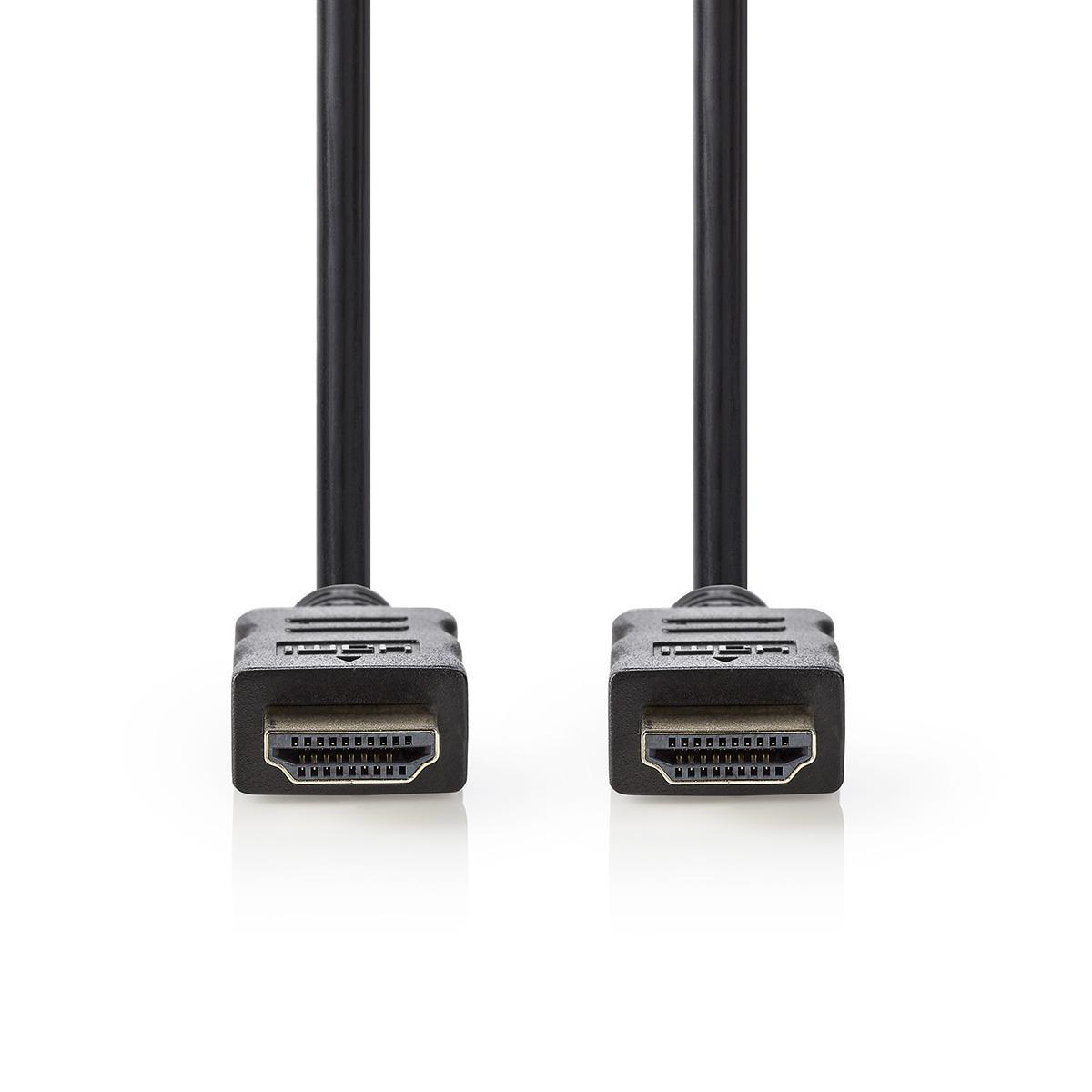 Nedis High Speed HDMI™ kabel zástrčka HDMI - zástrčka HDMI, 1 m, černá (CVGT34000BK10)
