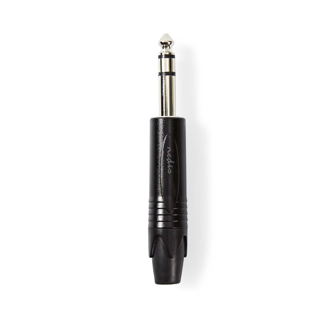 Nedis konektor stereo Jack 6.35 mm poniklovaný (COTP23901BK)