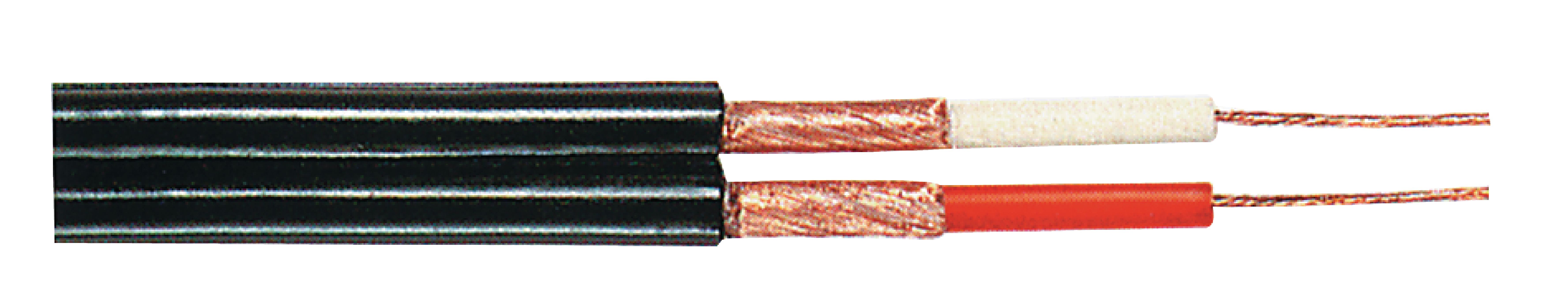 Reproduktorový Přepínač 2x 0.25 mm² 100 m Černá