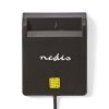 Nedis CRDRU2SM2BK čtečka eObčanky a čipových karet Smart Card USB 2.0