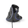 Nedis ERGOMSWD200BK ergonomická drátová myš, 1600 dpi, 6 tlačítek, černá