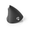 Nedis ERGOMSWS100BK ergonomická bezdrátová myš, 1600 dpi, 6 tlačítek, černá
