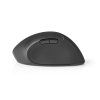 Nedis ERGOMSWS100BK ergonomická bezdrátová myš, 1600 dpi, 6 tlačítek, černá