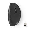 Nedis ERGOMSWS100BK ergonomická bezdrátová myš, 1600 dpi, 6 tlačítek, černá