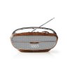 Nedis RDFM5310BN radiopřijímač FM / Bluetooth® / microSD / USB / 60 W hnědá/chrom