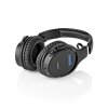 Nedis HPDB200BK bluetooth bezdrátová sluchátka s rádiem DAB+ / FM