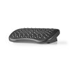 Nedis ERGOFR300BK ergonomická plastová podnožka, černá