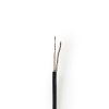 Nedis měděný koaxiální kabel RG174, 2.65 mm, 10 m, černá (CSBR0210BK100)