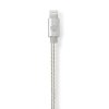 Apple Lightning Sluchátkový Kabel s Adaptérem | Apple Lightning 8kolíková zástrčka – 3,5 mm Zástrčka | 1 m | Hliníkový