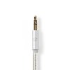 Apple Lightning Sluchátkový Kabel s Adaptérem | Apple Lightning 8kolíková zástrčka – 3,5 mm Zástrčka | 1 m | Hliníkový