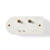 Nedis SAMP41112WT CATV zesilovač 86-1006 MHz, 28 dB s regulací zesílení, zp.kanál, 1 výstup