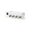 Nedis SAMP40040WT domovní zesilovač TV signálu 50 - 790 MHz, 10 dB, 4 výstupy