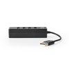 Nedis UHUBU2420BK externí čtyřportový USB 2.0 HUB