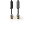 Nedis CSGC40000AT100 anténní kabel 90 dB zástrčka Coax - zásuvka Coax, 10 m