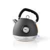 Nedis KAWK530EGY rychlovarná konvice s teploměrem 1.8 L / Soft-Touch / šedá