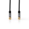 Nedis Fabritallic anténní kabel 100 dB zástrčka Coax - zásuvka Coax, 5 m (CSTB40015WT50)