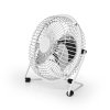 Nedis FNDK1WT15 stolní mini USB ventilátor 15 cm s kovovým tělem, bílý