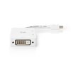Mini DisplayPort Víceportový Kabel s Adaptérem | Mini DisplayPort Zástrčka – VGA Zásuvka + DVI-D 24+1kolíková Zásuvka + HDMI™ 2.0 Výstup | 0,2 m | Bílý