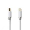 Nedis CSBW40015WT10 anténní kabel 100 dB úhlová zástrčka Coax - zásuvka Coax, 1 m, bílá