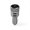 Nedis CATR122BK FM transmitter / Bluetooth® / handsfree do auta / 2 x USB 2.4A a 1A