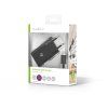 Nedis WCHAC242ABK USB napájecí adaptér 2.4 A + USB-C™ kabel, černá