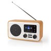 Nedis RDIN2000WT internetové rádio, 15 W, DAB+/FM, Bluetooth, dálkový ovladač