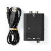 Nedis ACON2508BK převodník analog stereo RCA na TosLink + S/PDIF