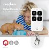 Nedis SmartLife Tuya ZigBee chytrý dálkový ovladač, 4 programovatelná tlačítka (ZBRC10WT)