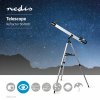 Nedis SCTE5060WT hvězdářský dalekohled 50 x 600 mm, stativ, max. výška 125 mm