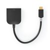 Nedis CCBW64852AT02 adaptér zástrčka USB-C - zásuvka VGA, antracit