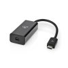 USB Adaptér | USB 3.2 Gen 1 | USB Typ-C ™ Zástrčka | Mini DisplayPort | 0.20 m | Kulatý | Poniklované | PVC | Černá | Plastový Sáček