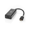 USB Adaptér | USB 3.2 Gen 1 | USB Typ-C ™ Zástrčka | Mini DisplayPort | 0.20 m | Kulatý | Pozlacené | PVC | Antracitová | Box s Okénkem
