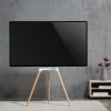 Nedis TVSM7060WT stojan pro TV, 50 - 65", 35 kg, Skandinávský design bílá/buk