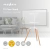 Nedis TVSM7060WT stojan pro TV, 50 - 65", 35 kg, Skandinávský design bílá/buk