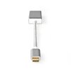 Nedis Fabritallic CCTB64450AL02 USB adaptér zástrčka USB-C - zásuvka DisplayPort, 0.2 m, stříbrná