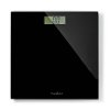Nedis PESC500BK skleněná digitální osobní váha do 150 kg, černá
