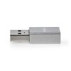 adaptér USB | USB 3.2 Gen 1 | USB-A Zástrčka | USB Typ-C ™ Zásuvka | Poniklované | Přímý | Hliník | Stříbrná | Box s Okénkem