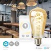 Nedis SmartLife chytrá LED žárovka spiral ST64 E27 4.9 W 360lm 1800 - 6500 K (WIFILRT10ST64)