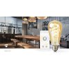 Nedis SmartLife chytrá LED žárovka spiral ST64 E27 4.9 W 360lm 1800 - 6500 K (WIFILRT10ST64)
