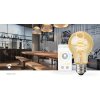 Nedis SmartLife chytrá LED žárovka vláknová E27 4.9W 360lm 1800 - 6500 K (WIFILRT10A60)