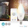 Nedis SmartLife chytrá LED žárovka E14 4.9W 470lm 2700 - 6500 K (WIFILRW10E14)