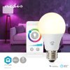 Nedis SmartLife chytrá LED žárovka E27 9W 806lm barevná + teplá/studená bílá (WIFILRC10E27)
