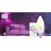 Nedis SmartLife chytrá LED žárovka E14 4.9W 470lm RGB barevná + studená/teplá bílá (WIFILRC10E14)