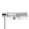 Ohřívač terasy | 2000 W | 9 Nastavení Teploty | Na zeď | IP65 | Šedá