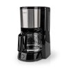 Nedis KACM260EBK kávovar 1000 W, 1.25 l , 10 šálků, funkce udržení teploty, černá / stříbrná