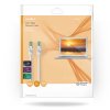 Nedis síťový kabel Cat 7 PiMF, zástrčka RJ45 - zástrčka RJ45, 10 m, bílá (CCGB85420WT100)